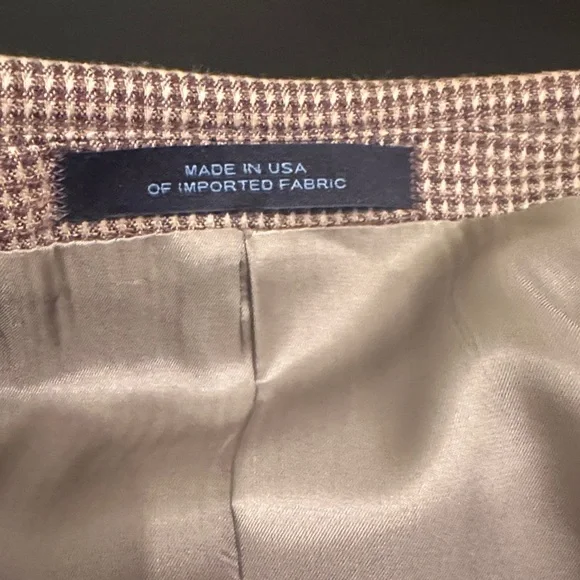 Joseph Abboud Tan Men's Sport Coat - Picture 5 of 7